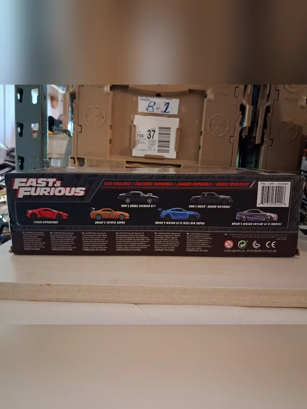 Fast & Furious Diecast 1/32 Buick Grand National Toyota Supra & Nissan GT-R